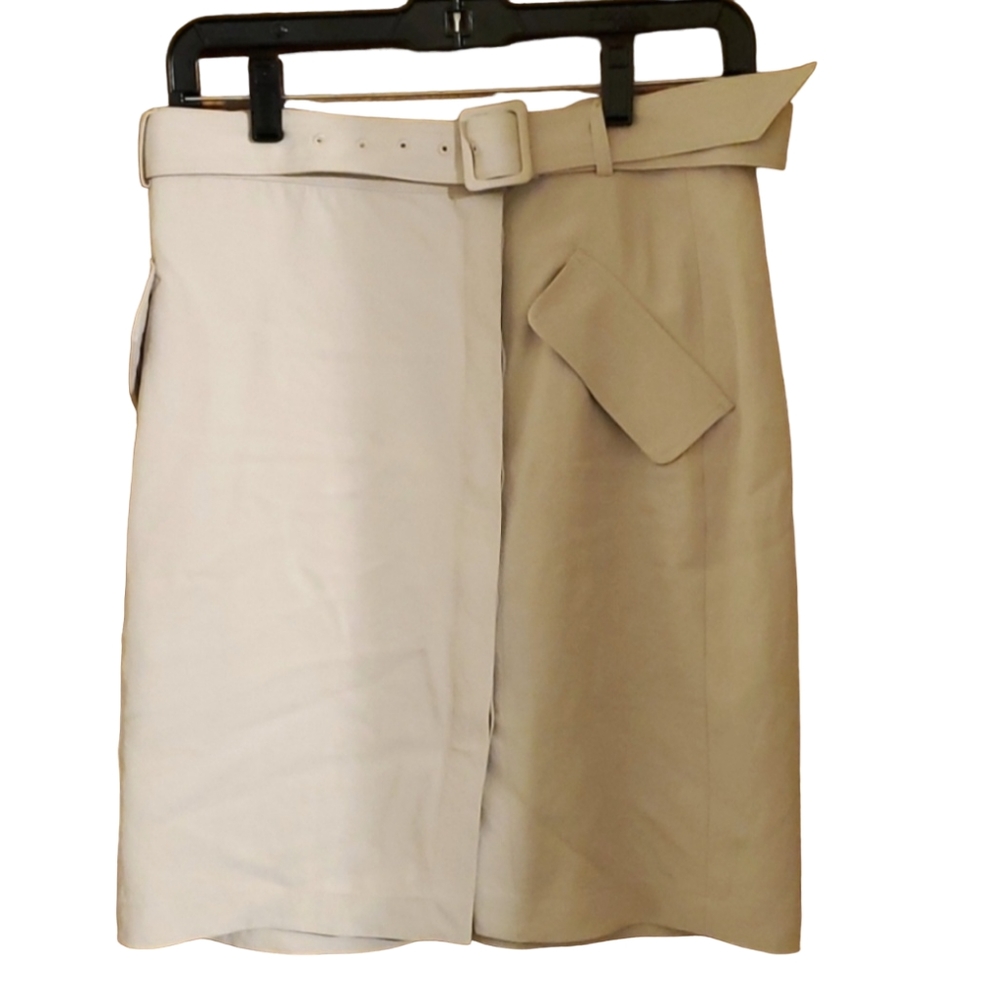 Banana Republic petite khaki skirt